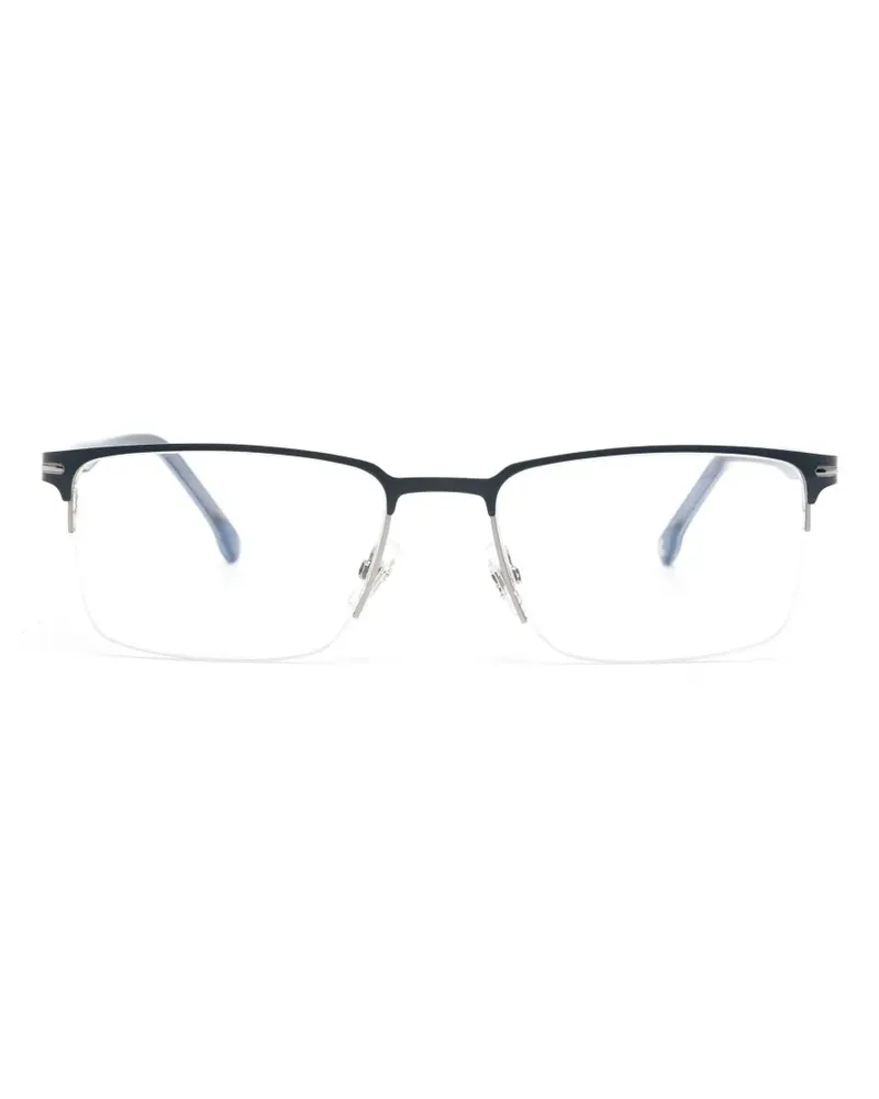Carrera Brille mit eckigem Gestell - Blau Blau