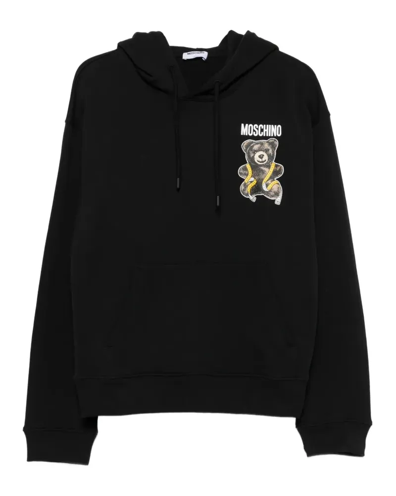 Moschino Hoodie mit Teddy - Schwarz Schwarz