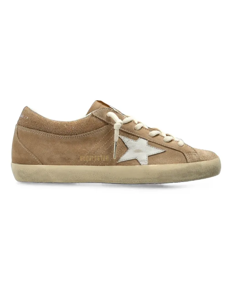 Golden Goose Super-Star Sneakers mit Metallic-Detail - Nude Nude