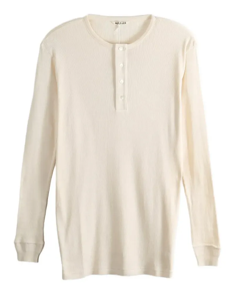 AURALEE long-sleeve T-shirt - Weiß Weiß