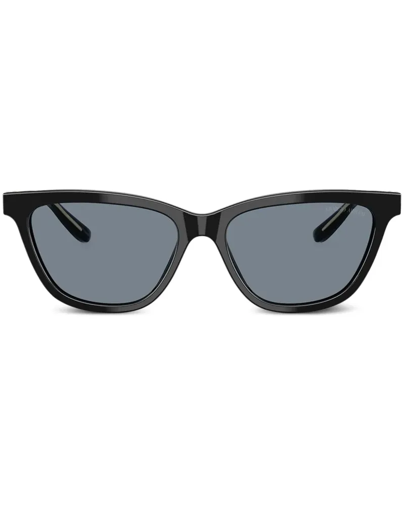 Giorgio Armani Brille mit eckigem Gestell - Schwarz Schwarz