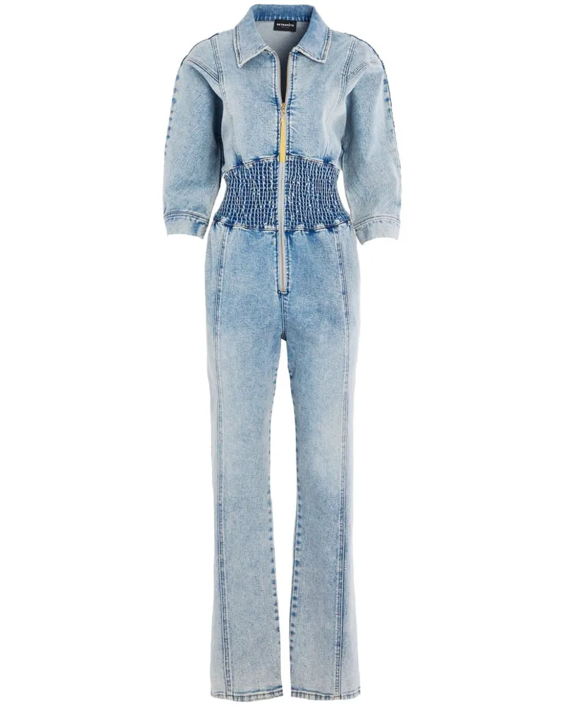 Retrofête Ellis Jumpsuit - Blau Blau