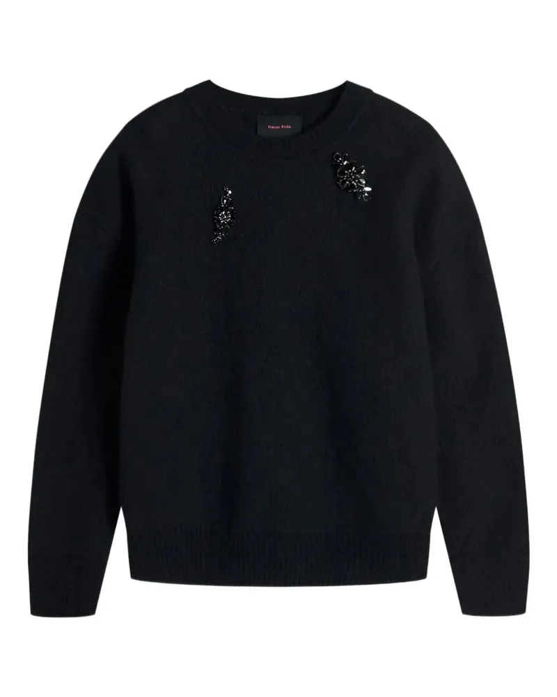Simone Rocha Verzierter Pullover - Schwarz Schwarz