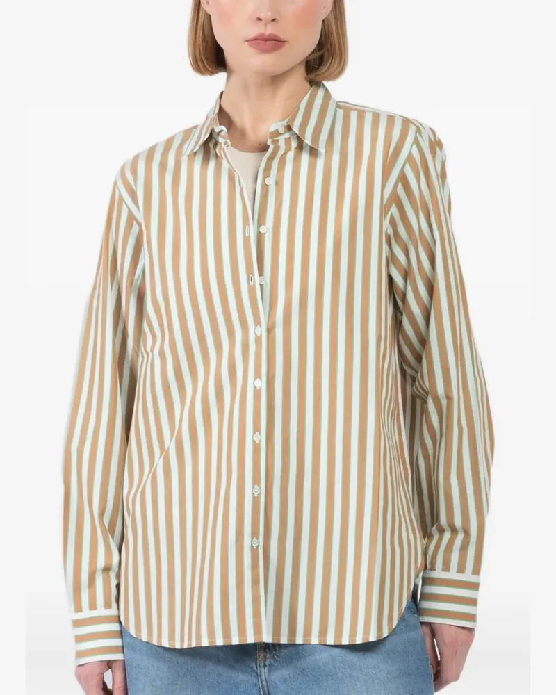 Xírena Beau striped buttoned shirt - Nude Nude