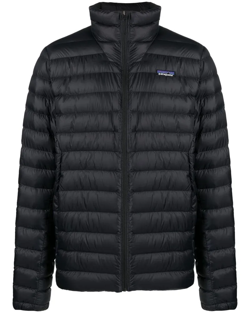 Patagonia Gefütterte Jacke mit Reißverschluss - Schwarz Schwarz