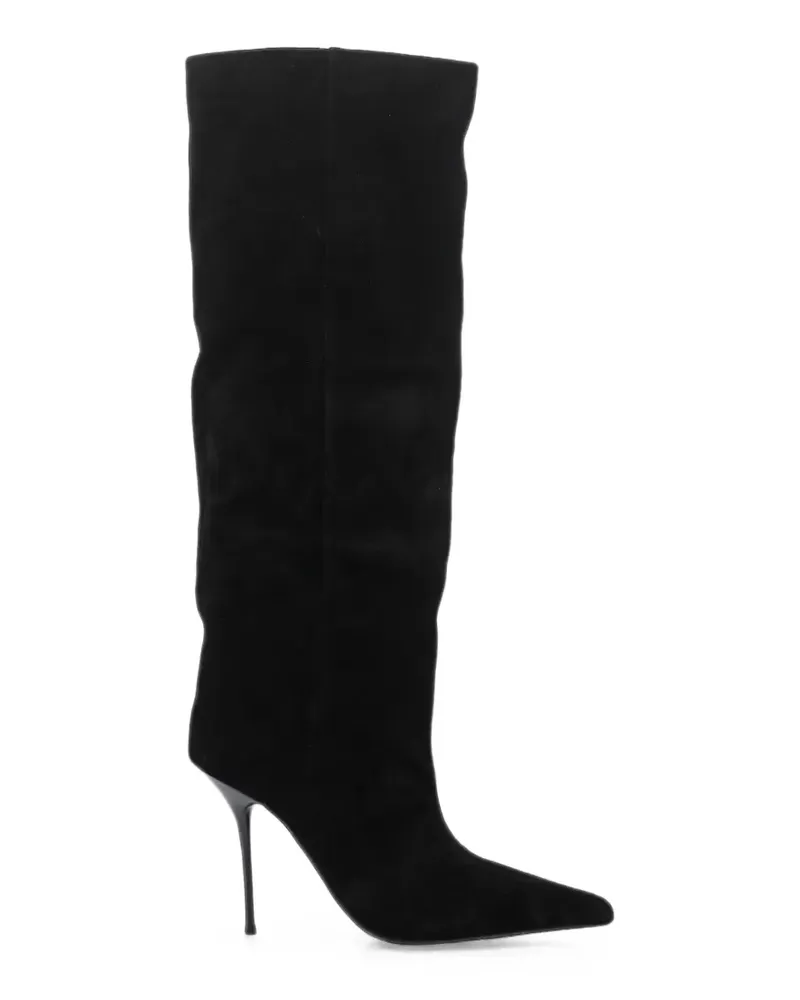 Jeffrey Campbell Spitze Stiefeletten aus Wildleder - Schwarz Schwarz