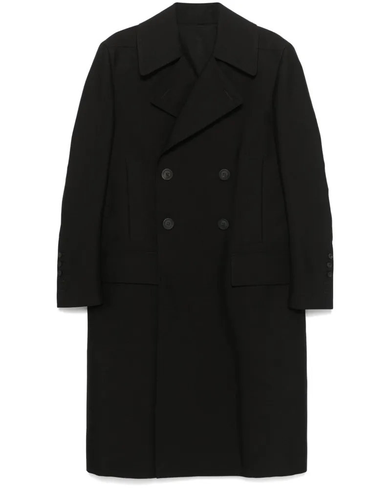 Rick Owens Slim Drella Mantel - Schwarz Schwarz