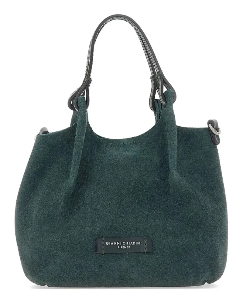Gianni Chiarini Dua suede tote bag - Grün Grün