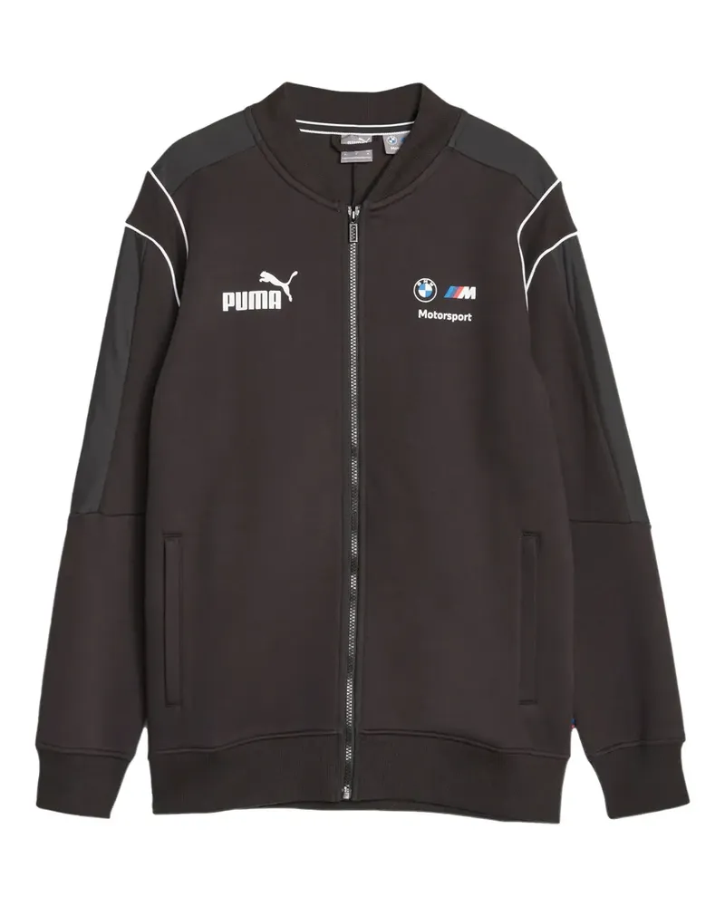 Puma x BMW Motorsport Sweatshirt mit Reißverschluss - Schwarz Schwarz