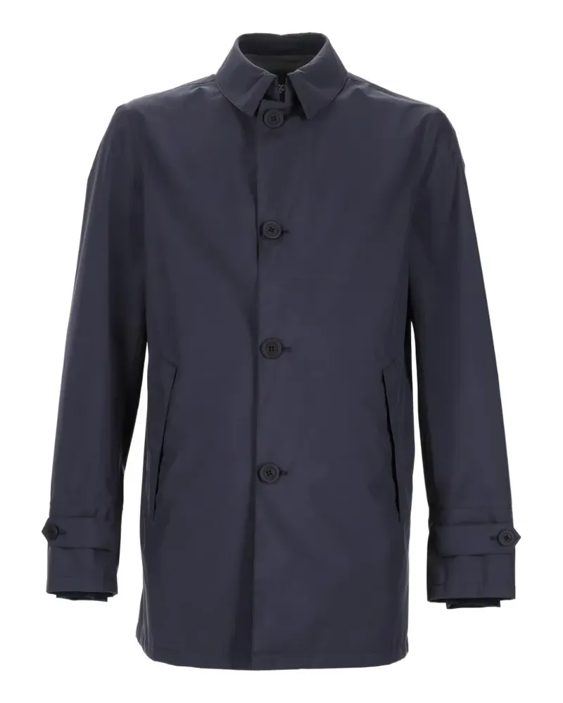 Herno buttoned trench coat - Blau Blau