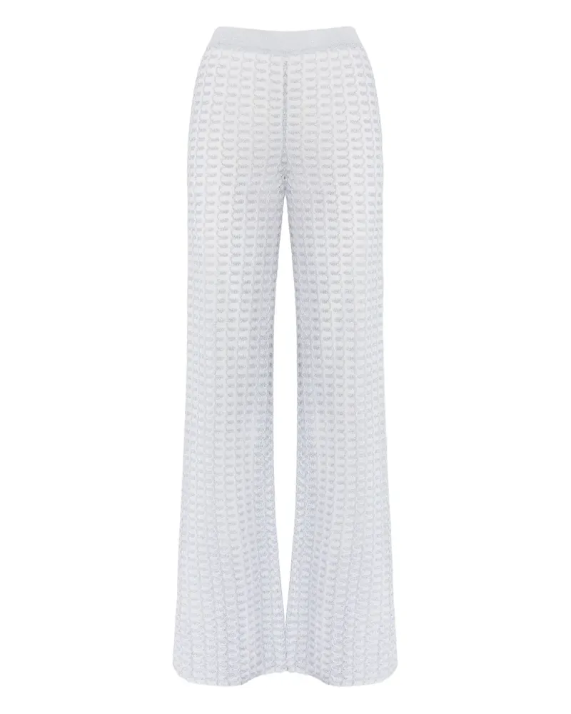 Missoni Ausgestellte Hose - Weiß Weiß