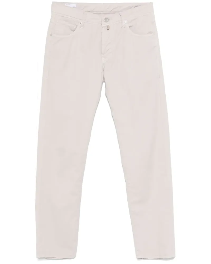 Incotex Chino aus Gabardine - Grau Grau