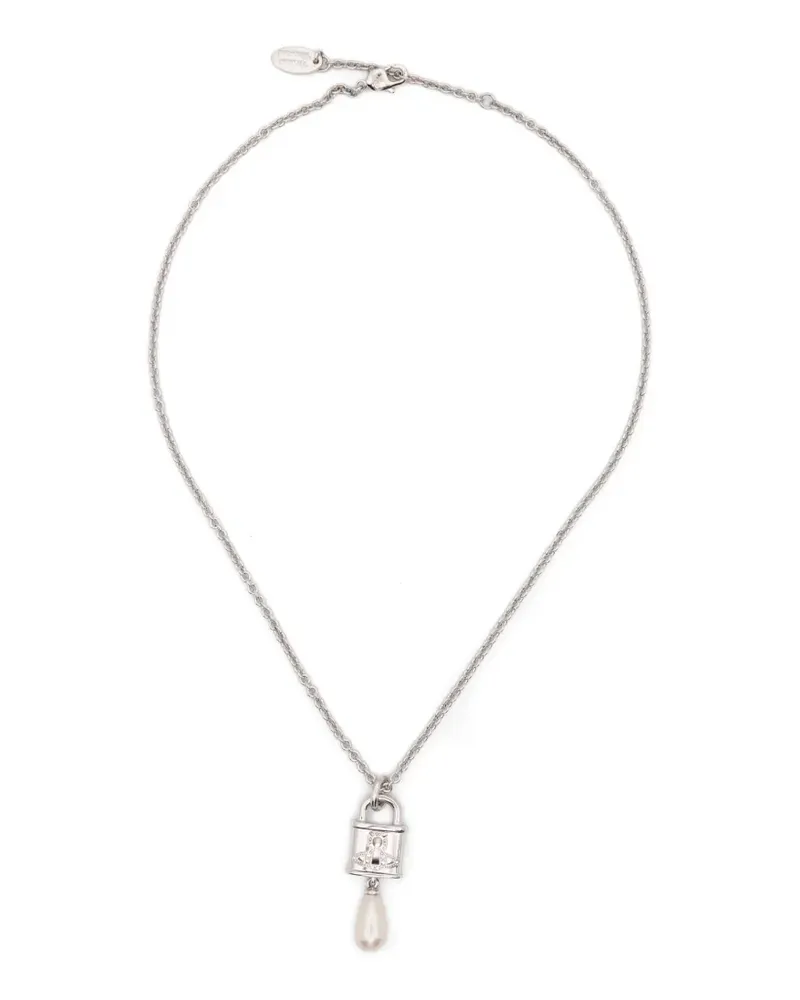 Vivienne Westwood small Celestia Orb-pendant necklace - Silber Silber