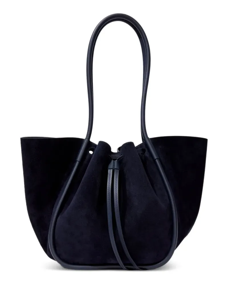 Proenza Schouler Großer Shopper mit Raffungen - Blau Blau