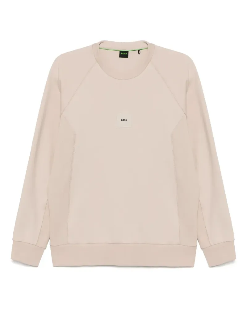 HUGO BOSS Sweatshirt aus Stretch-Jersey - Nude Nude