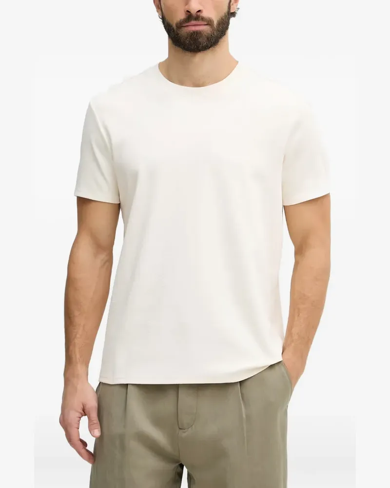 Guess T-Shirt mit Logo-Prägung - Nude Nude