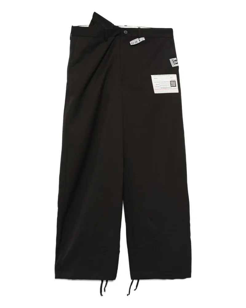 MIHARAYASUHIRO Hose im Layering-Look - Schwarz Schwarz