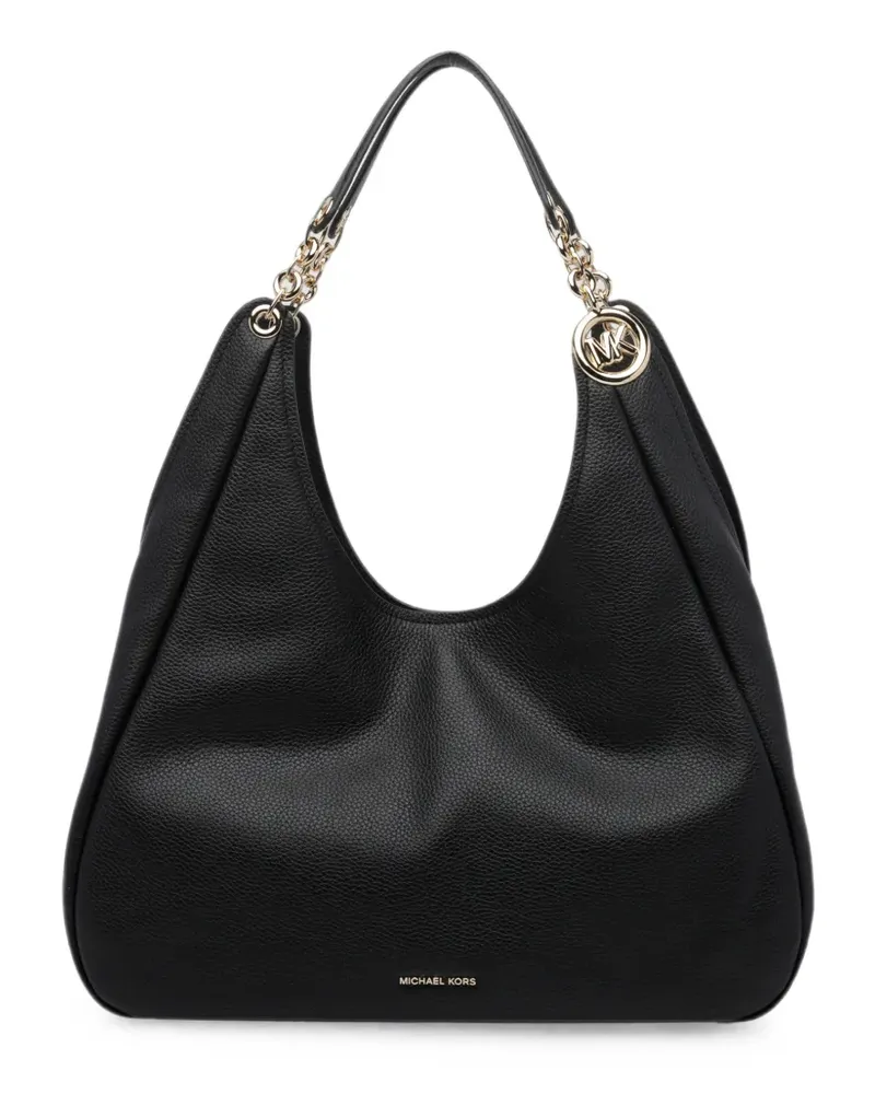 Michael Kors Ellie large pebbled-leather shoulder bag - Schwarz Schwarz