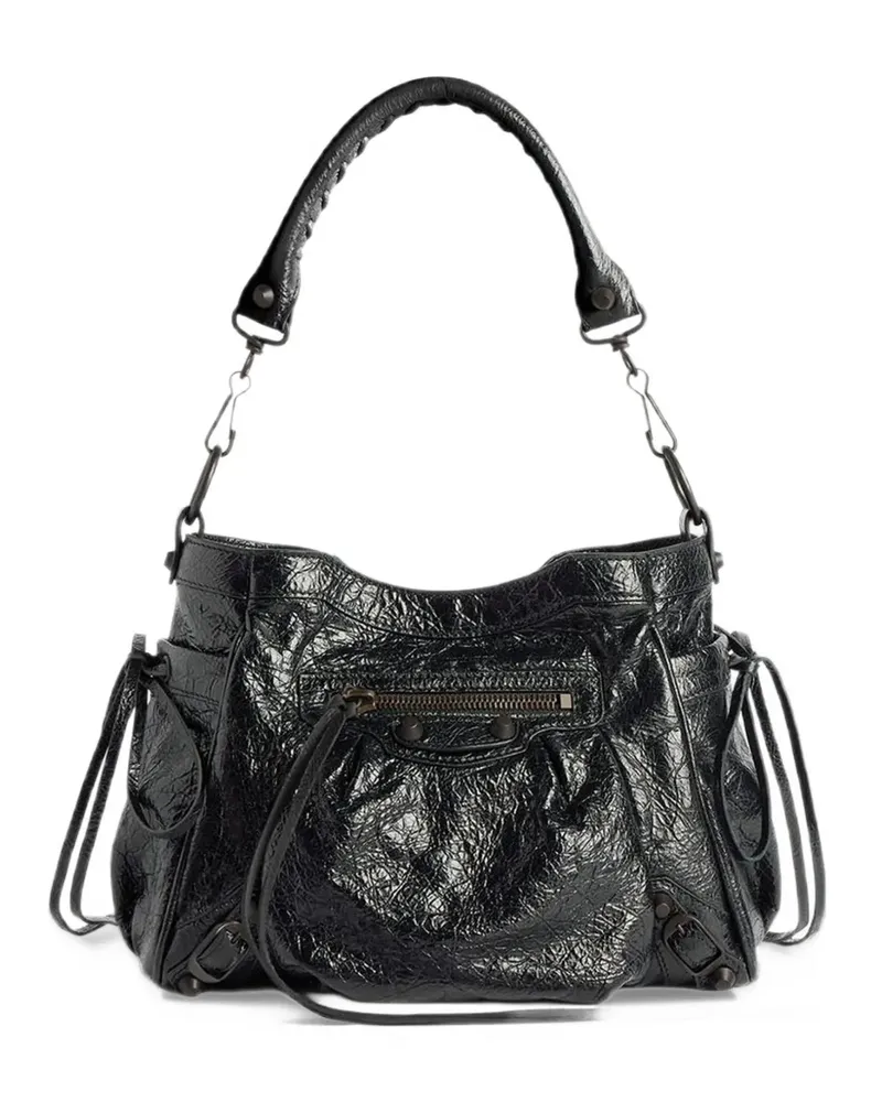 Balenciaga Kleine Le City Beuteltasche in Schwarz Schwarz