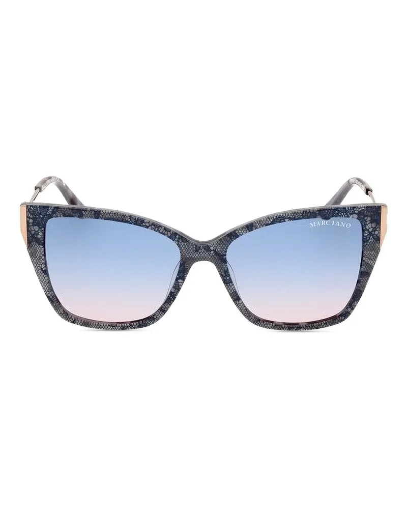 MARCIANO Los Angeles Cat-Eye-Sonnenbrille mit Muster - Blau Blau
