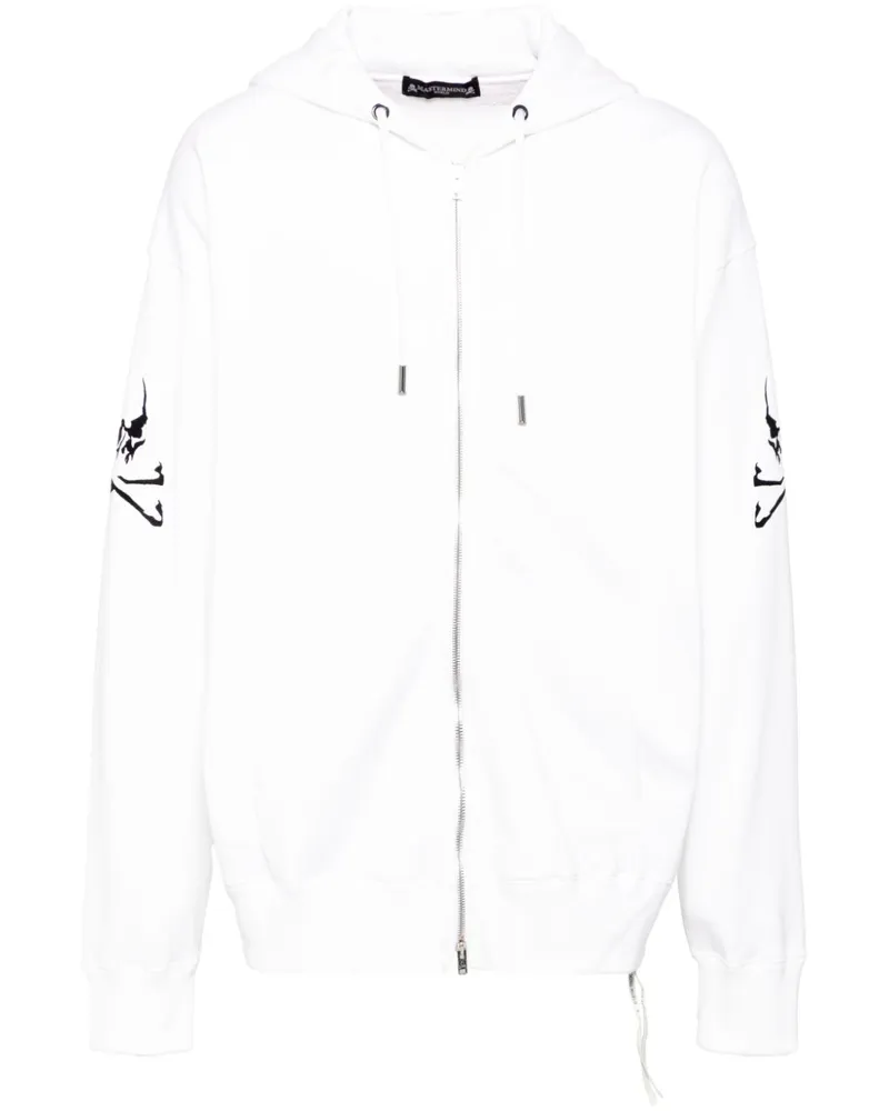 Mastermind World Hoodie mit Logo-Stickerei - Weiß Weiß