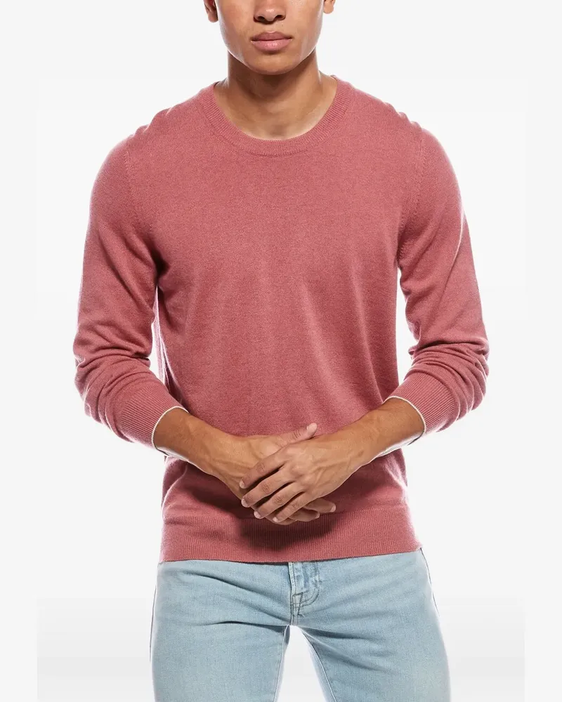 Brunello Cucinelli crew-neck long-sleeve sweater - Rosa Rosa
