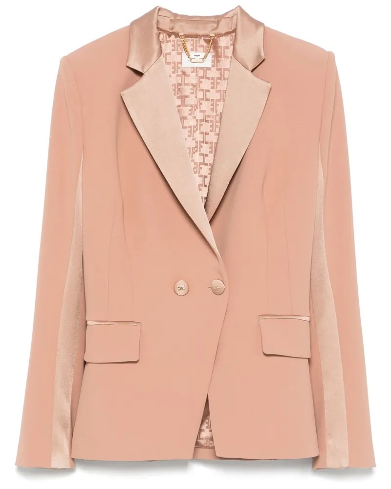 Elisabetta Franchi Blazer aus Krepp - Nude Nude