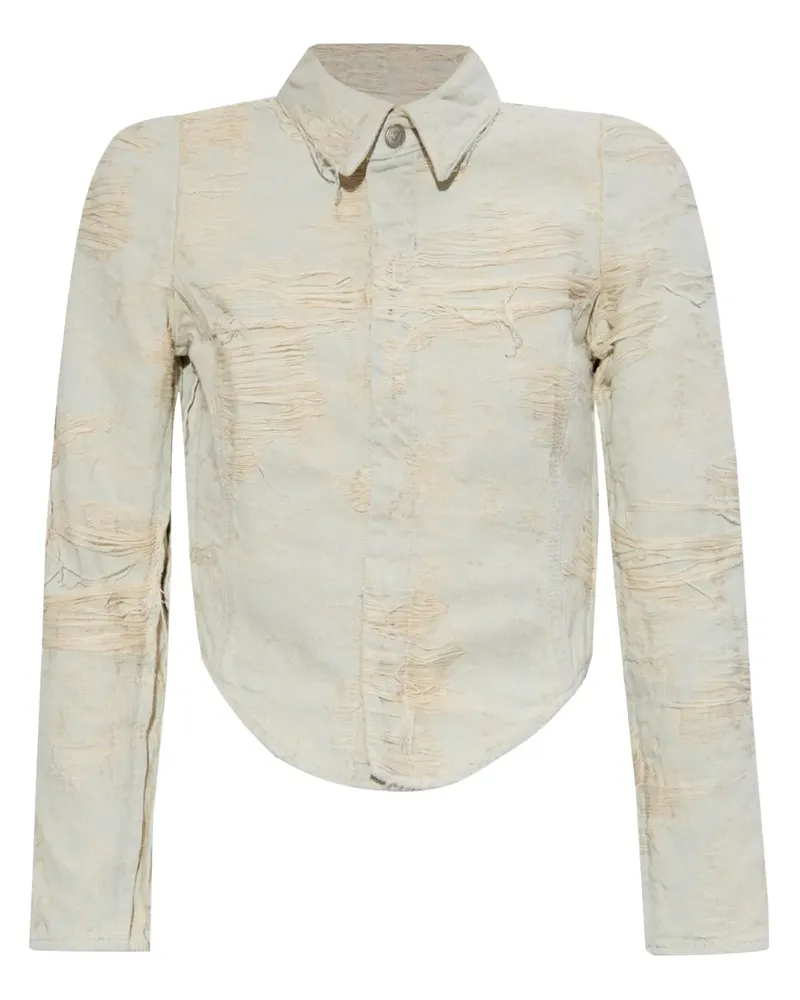 Diesel De-Madeleine-FSG Hemd - Grau Grau