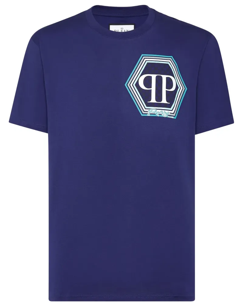 Philipp Plein Hexagon T-Shirt - Blau Blau