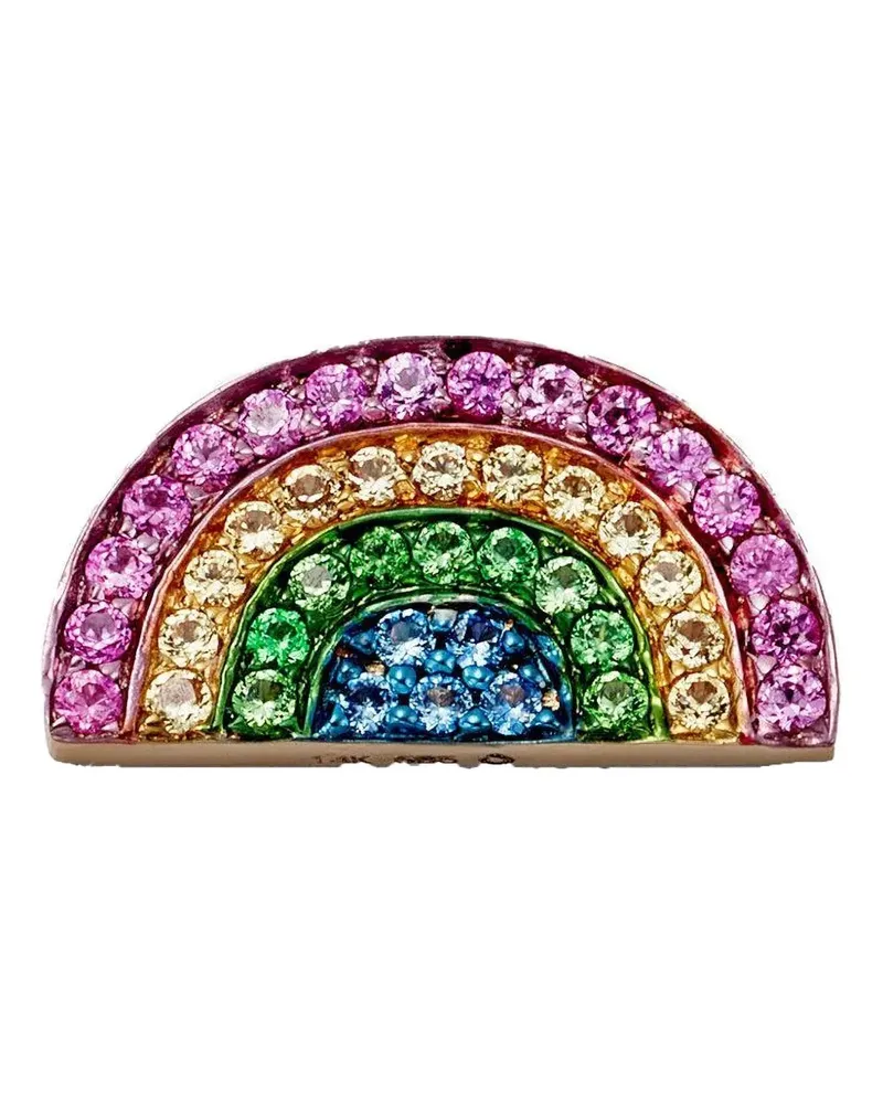 Loquet 18kt Rainbow Gelbgoldanhänger mit Saphir Gold