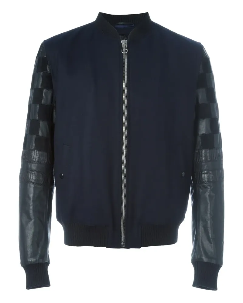 Lanvin Bomberjacke im Patchwork-Look - Blau Blau
