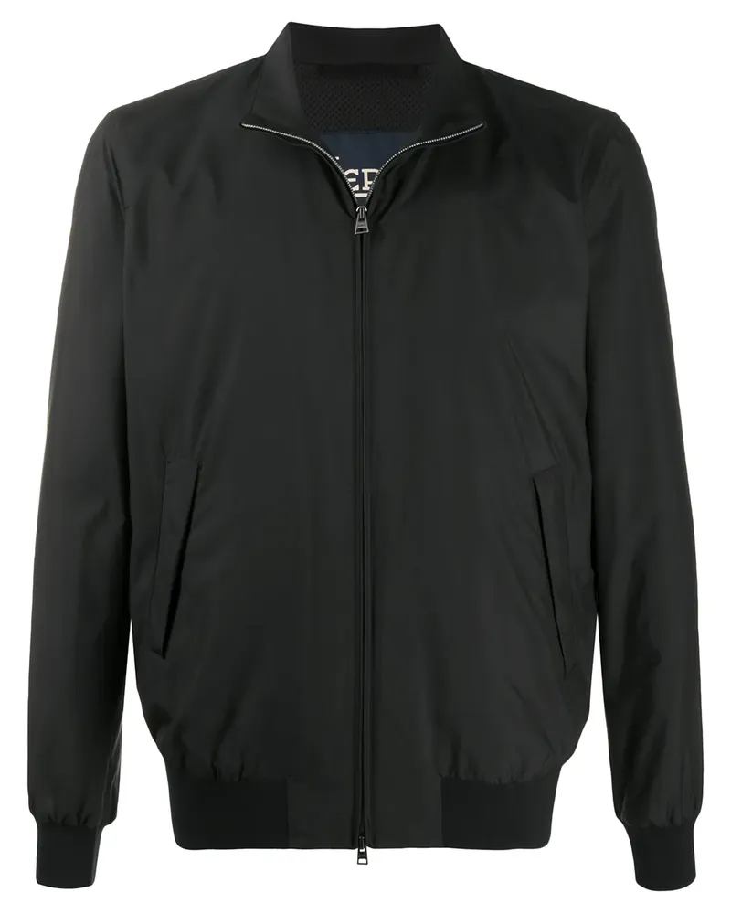 Herno Klassische Bomberjacke - Schwarz Schwarz