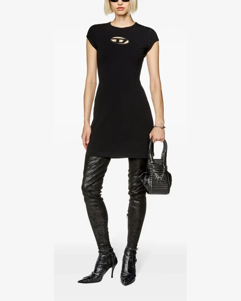 Diesel D-Angiel Minikleid - Schwarz Schwarz