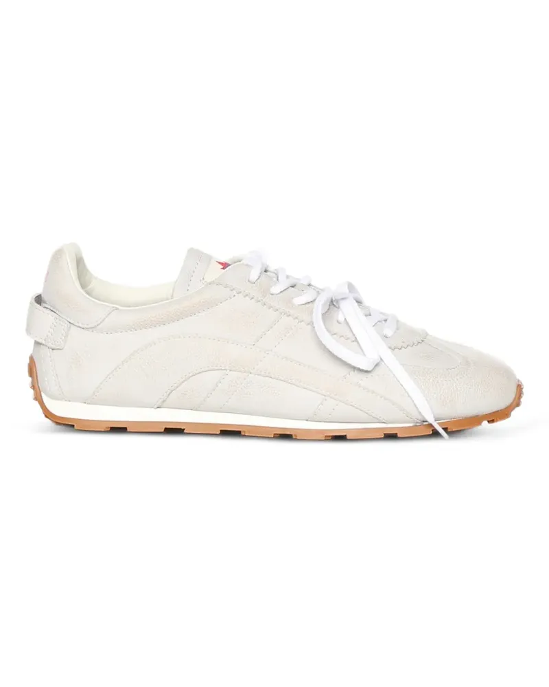 Dsquared2 logo-print panelled sneakers - Nude Nude