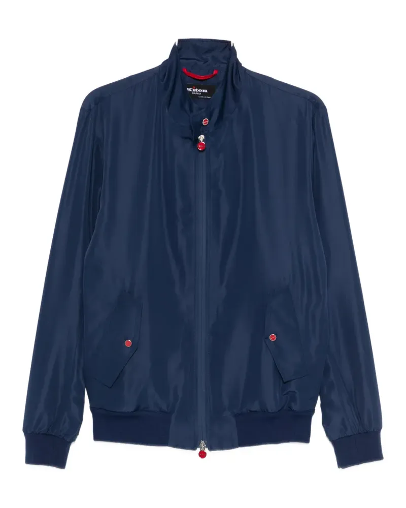 Kiton zipped jacket - Blau Blau