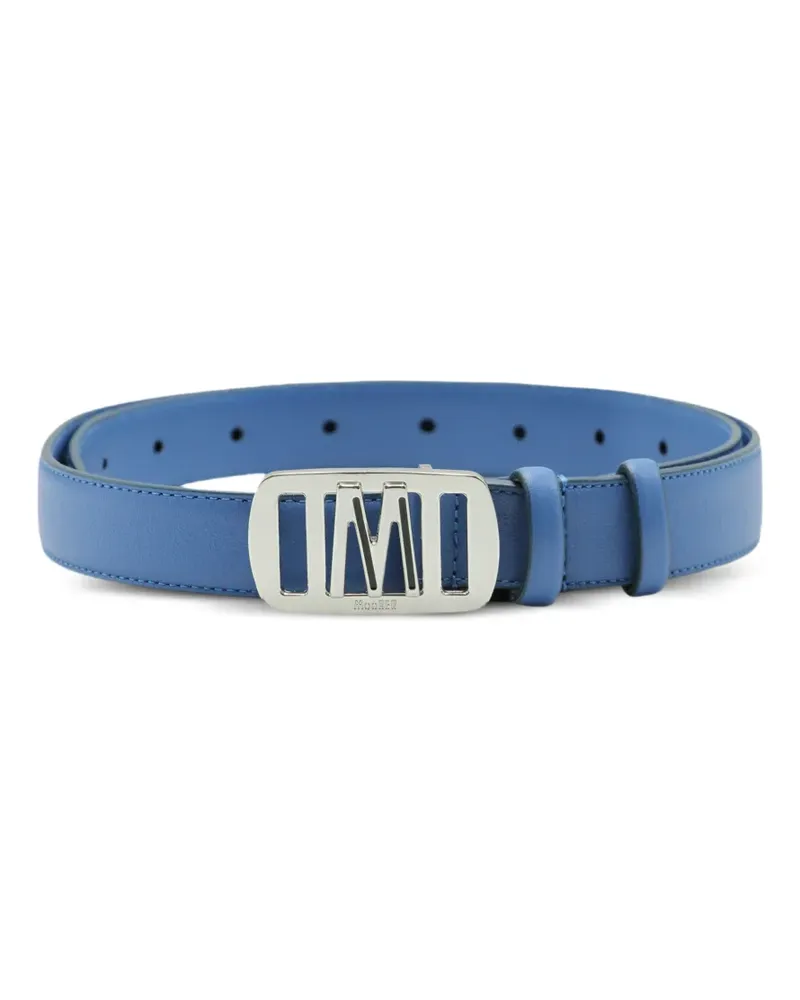 MOORER Gürtel mit Logo-Schnalle - Blau Blau