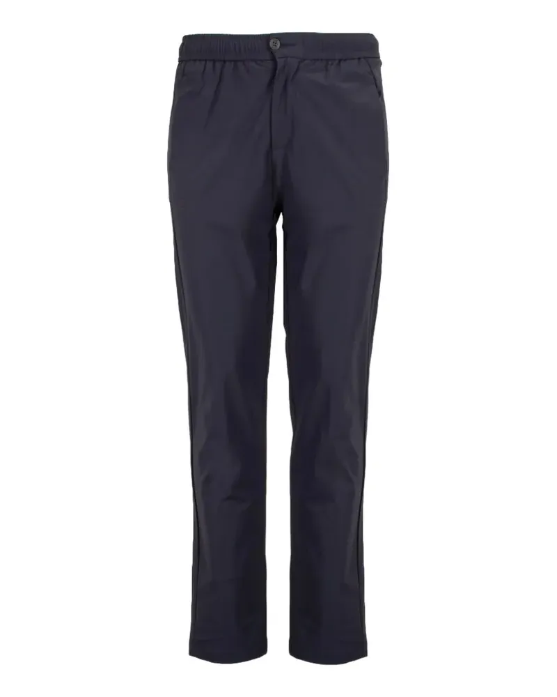 Suns elasticated-waistband straight-leg trousers - Blau Blau