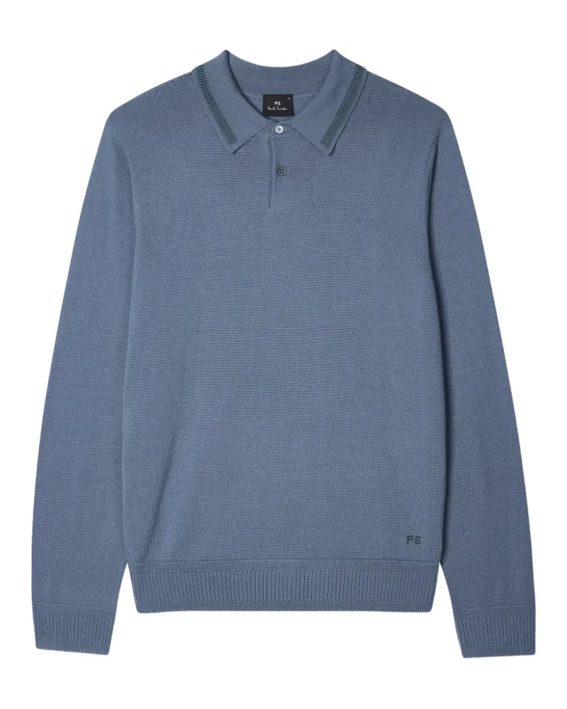 Paul Smith logo-detail polo shirt - Blau Blau