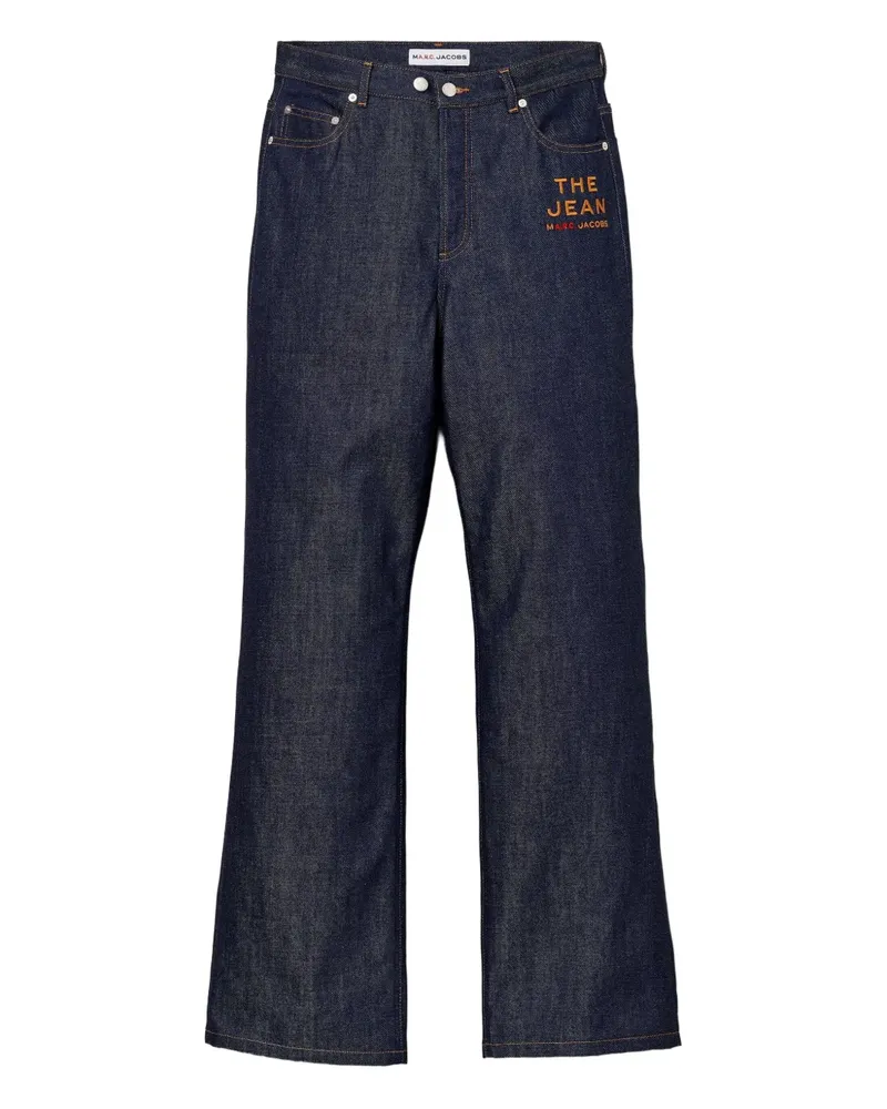 Marc Jacobs The Jean Jeans mit Logo-Stickerei - Blau Blau