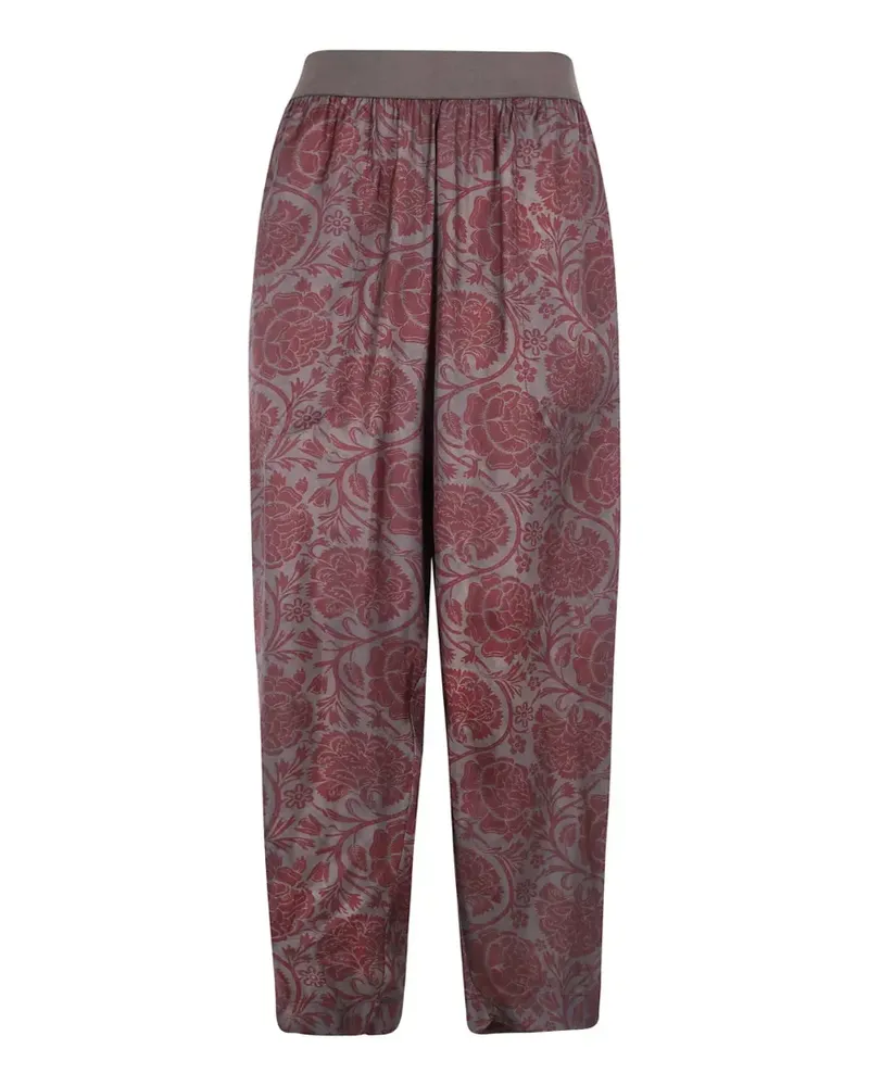 Uma Wang floral-print trousers - Rot Rot