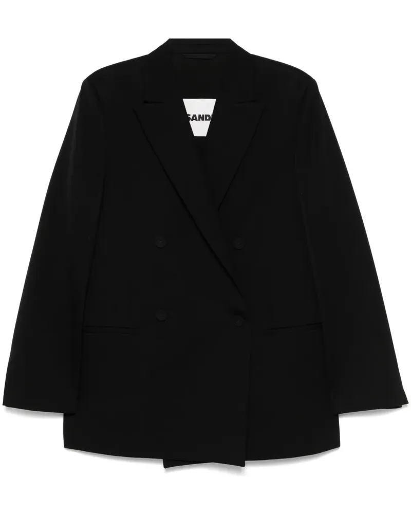 Jil Sander Klassisches Sakko - Schwarz Schwarz