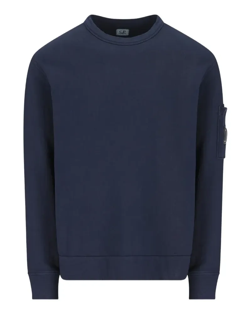 C.P. Company Sweatshirt mit Linsen-Detail - Blau Blau