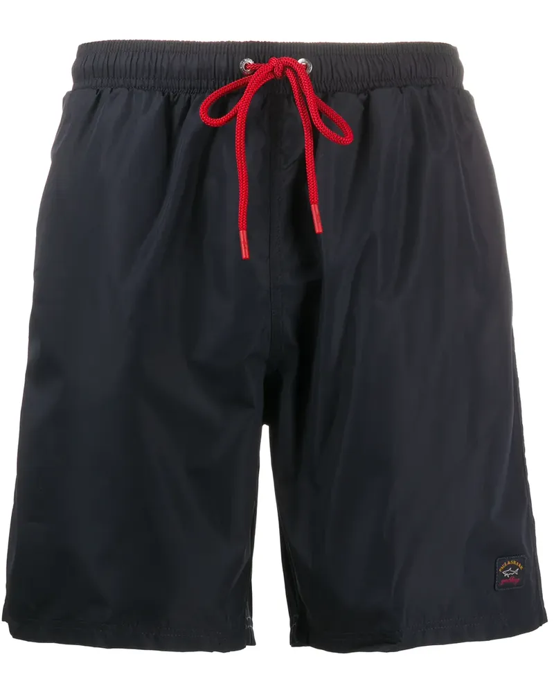 Paul & Shark Badeshorts mit Kordelzug - Blau Blau