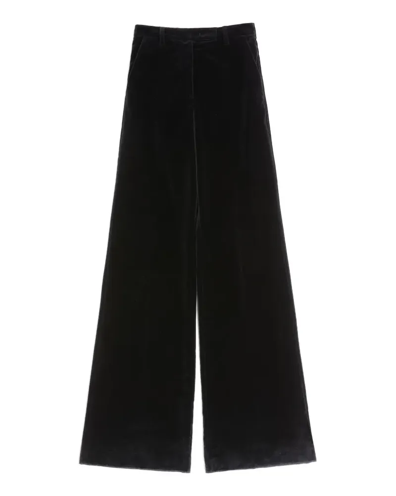 Valentino Garavani Hose aus Samt - Schwarz Schwarz