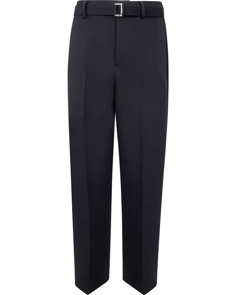 Sacai Hose mit Gürtel - Schwarz Schwarz