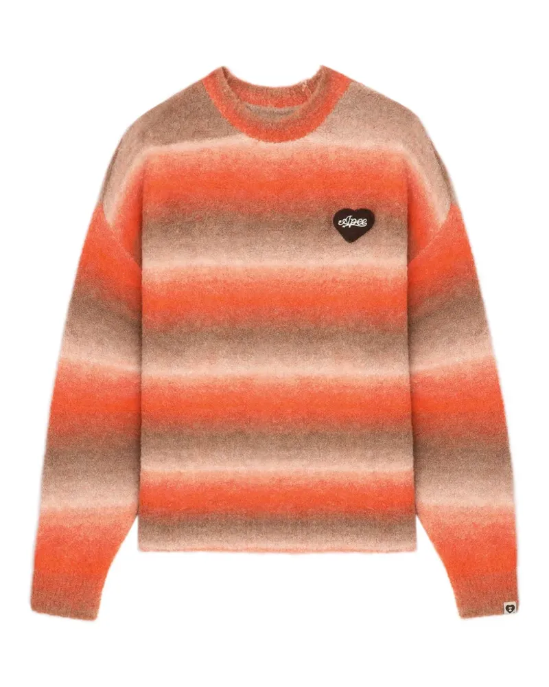 BAPE Spray Dye Pullover - Orange Orange