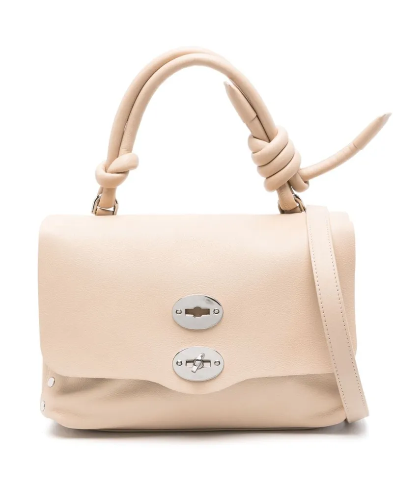 Zanellato Kleine Postina Satchel-Tasche Nude