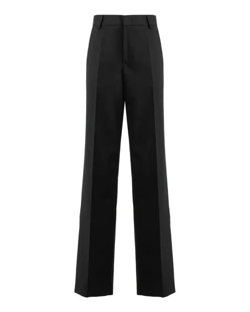 Gaëlle Bonheur pressed-crease tailored trousers - Schwarz Schwarz