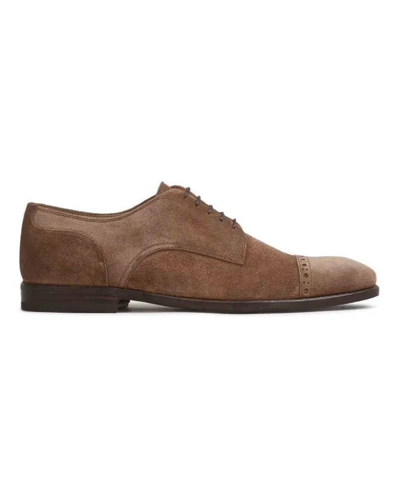 Henderson Oxford-Schuhe aus Wildleder - Braun Braun