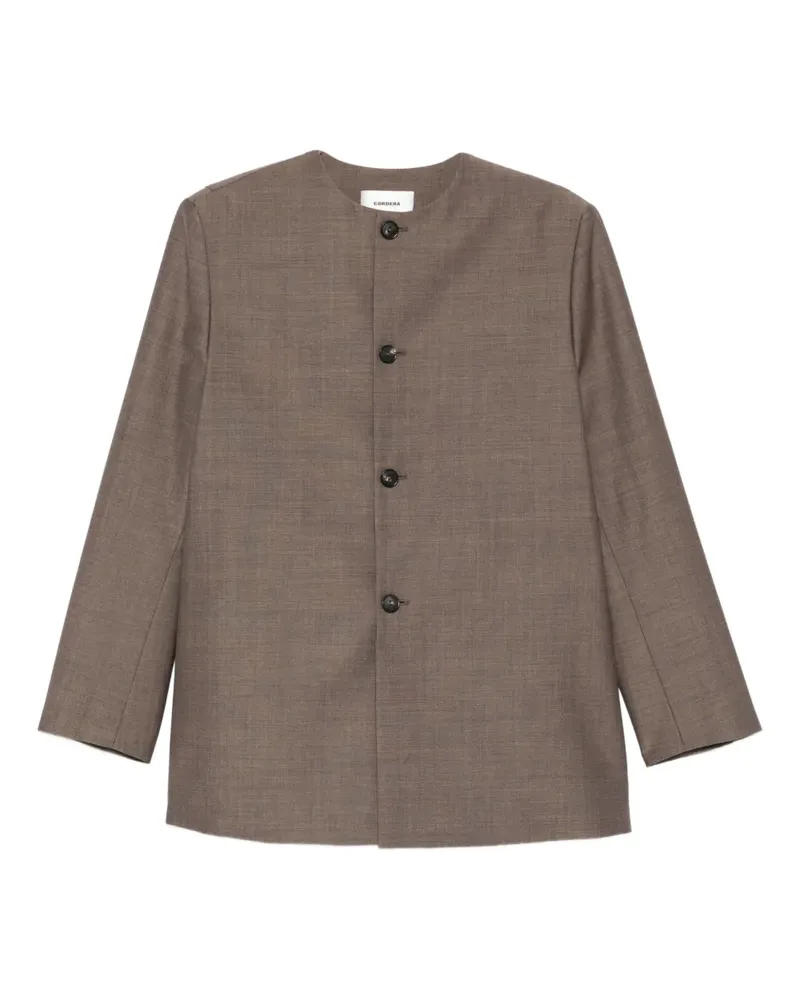 CORDERA button-up coat - Braun Braun